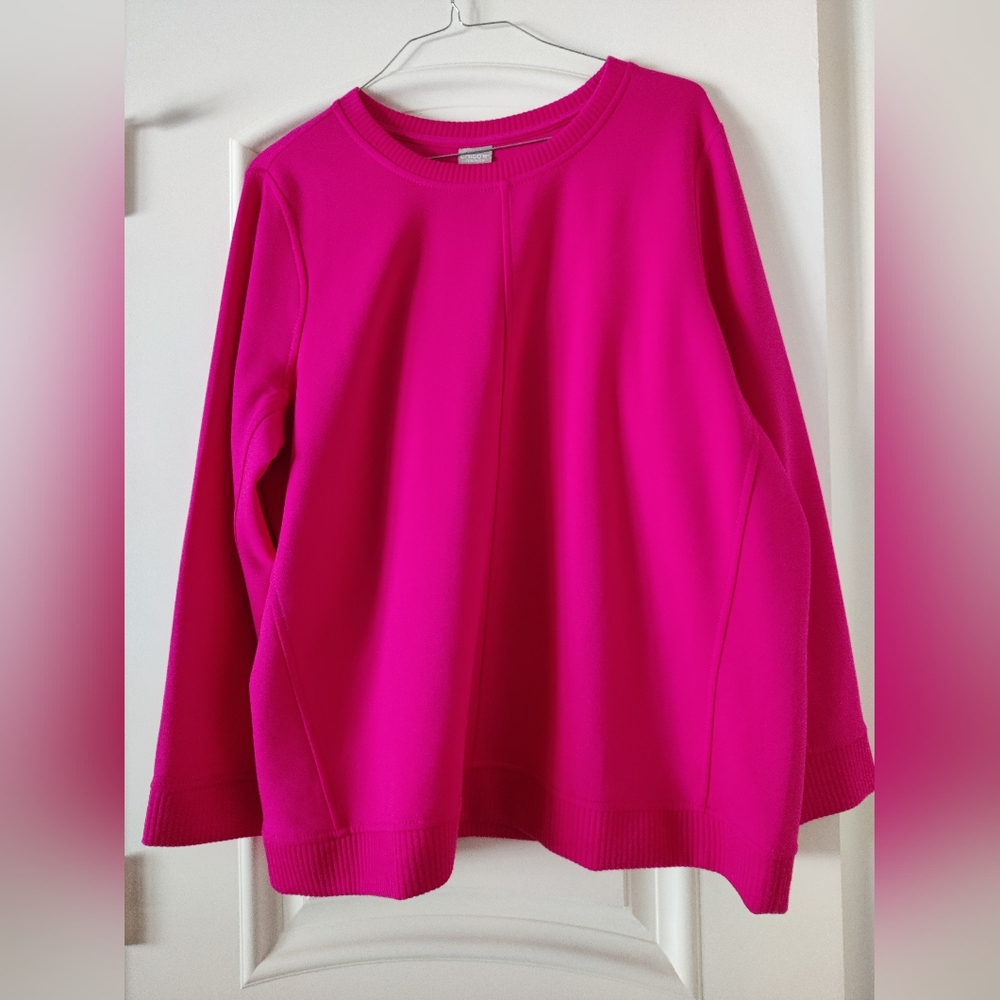 Chico's Vibrant Pink Sweatshirt